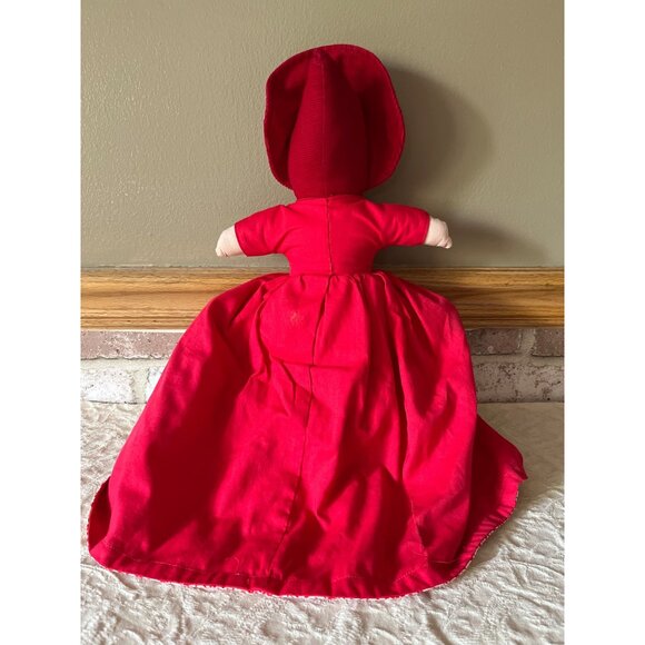 Vintage Reversible Rag Doll With Grandma, Wolf, and The Little Red Riding Hood - Picture 5 of 15